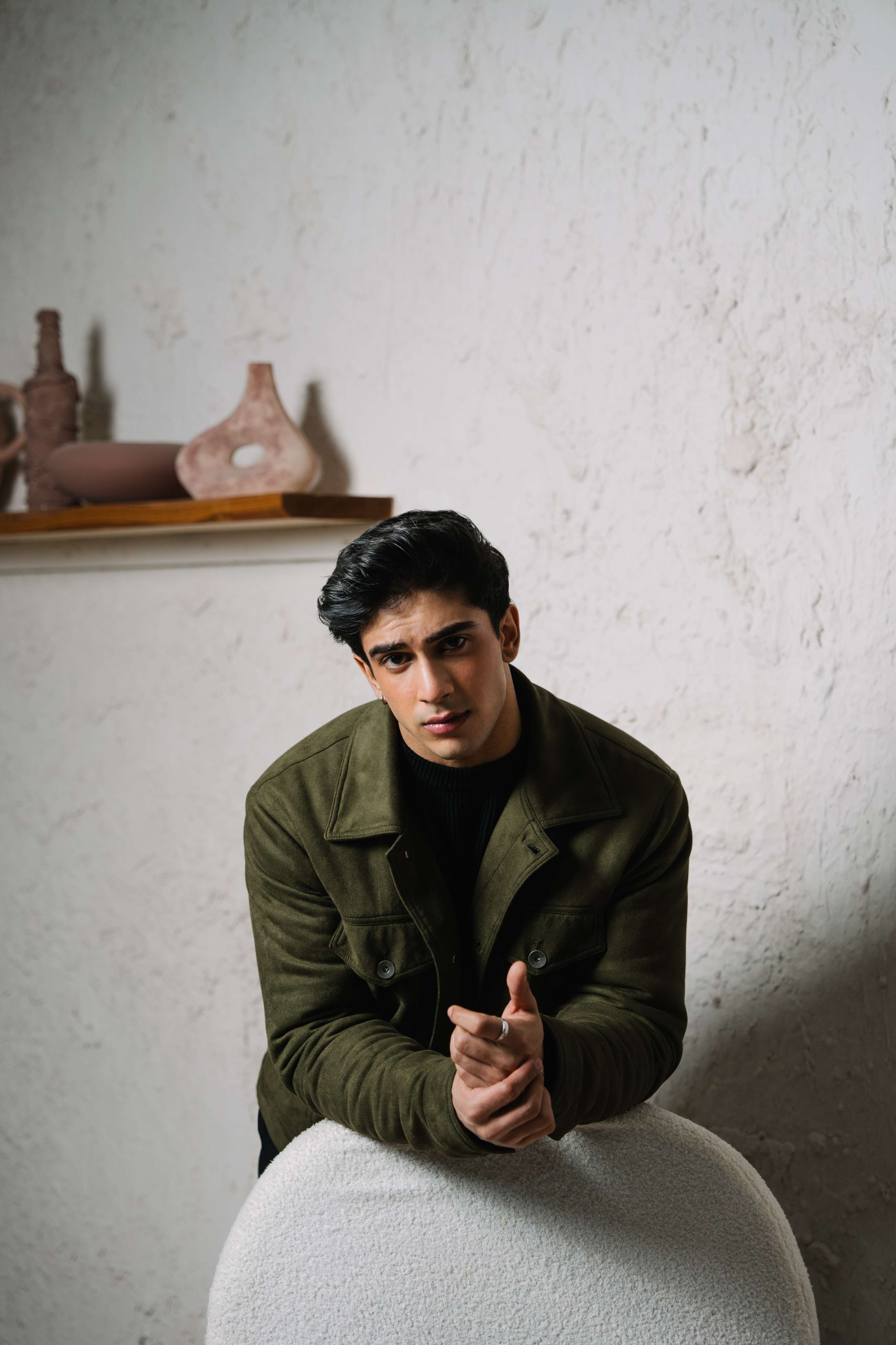 Aviator Style Soft Suede Jacket - Altitude Edition
