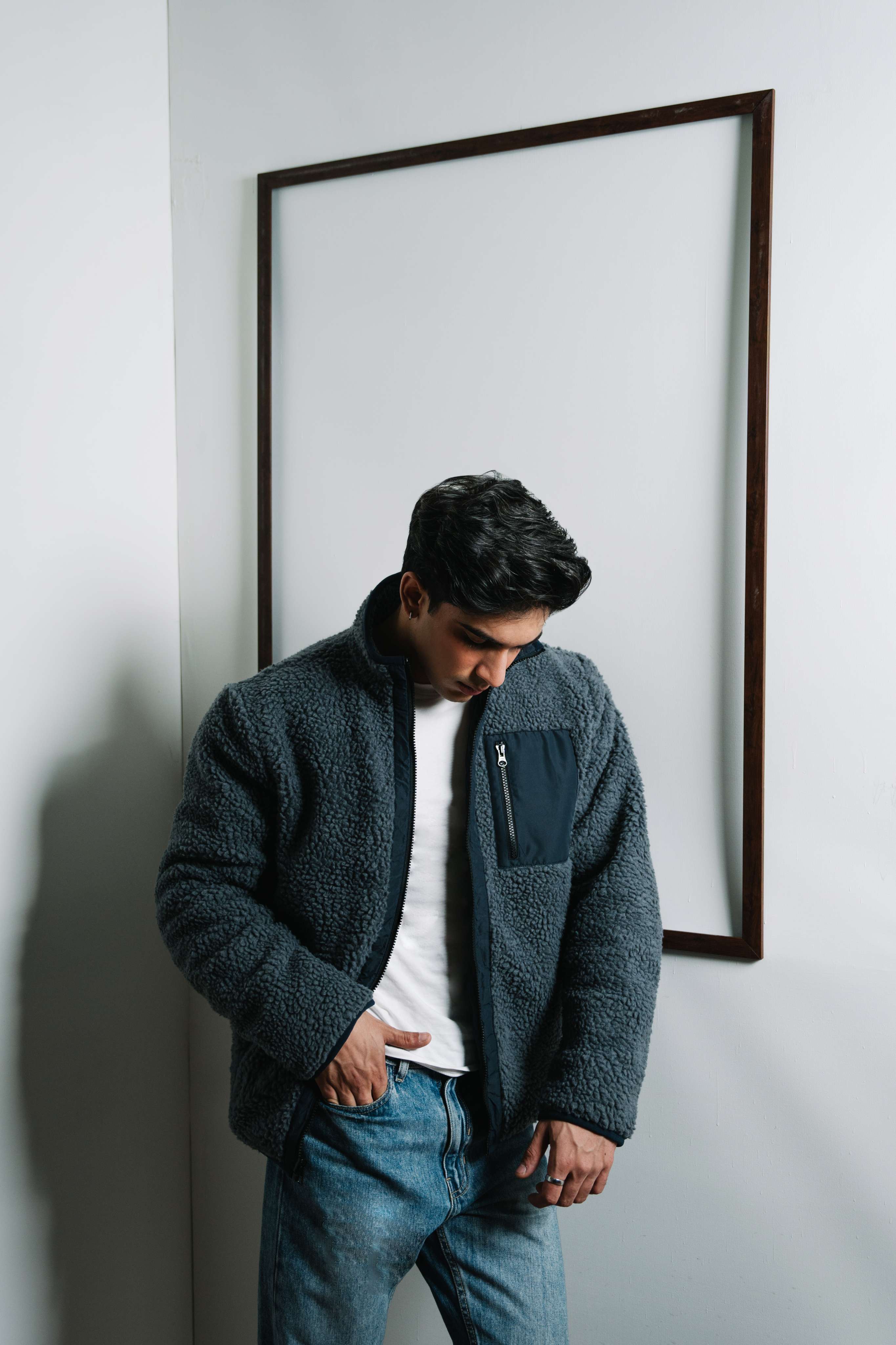 Sherpa Double Sided Puffer Jacket - Duality Line