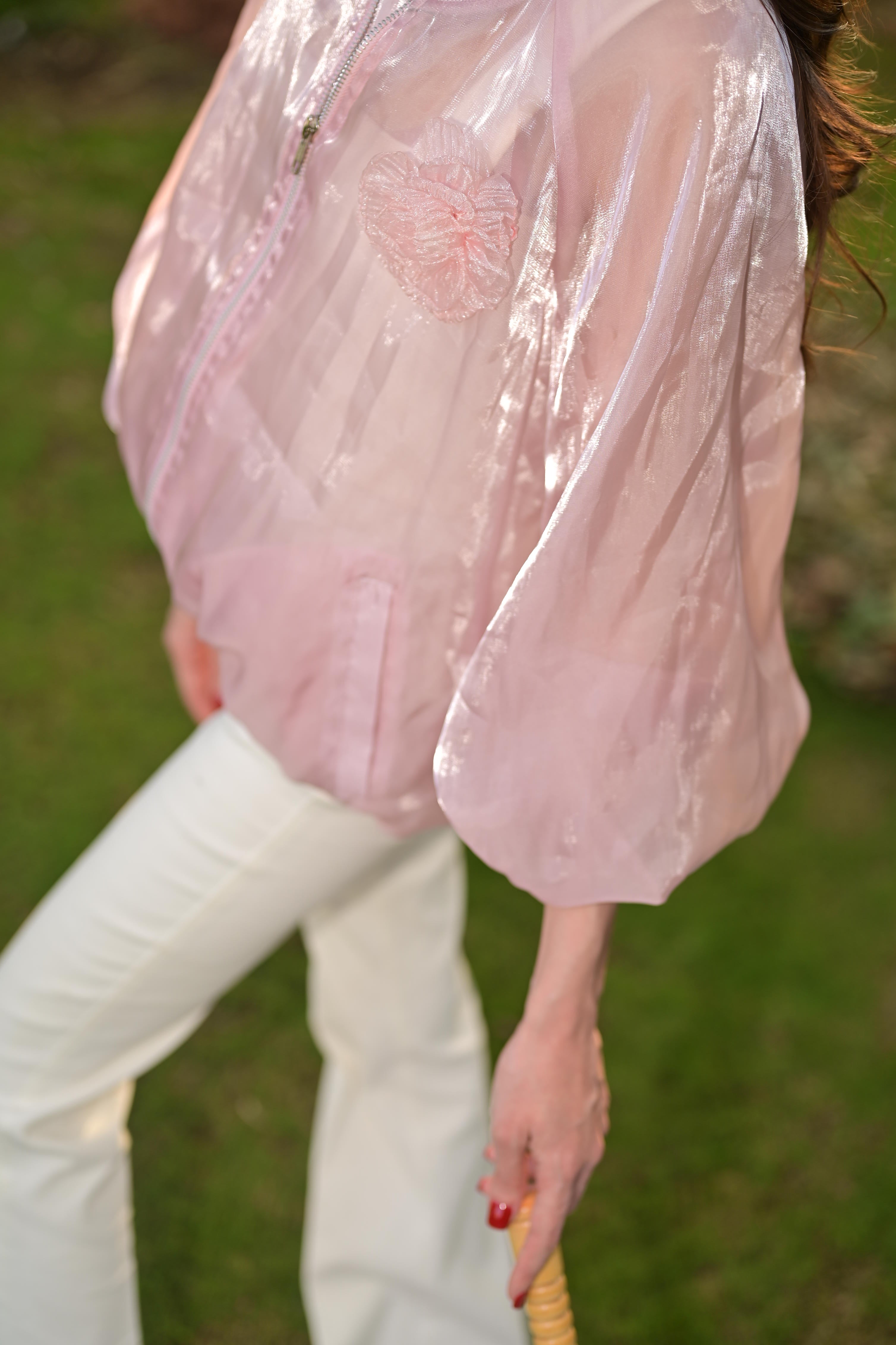 The Halo Edition – Lustre Sheer Bomber