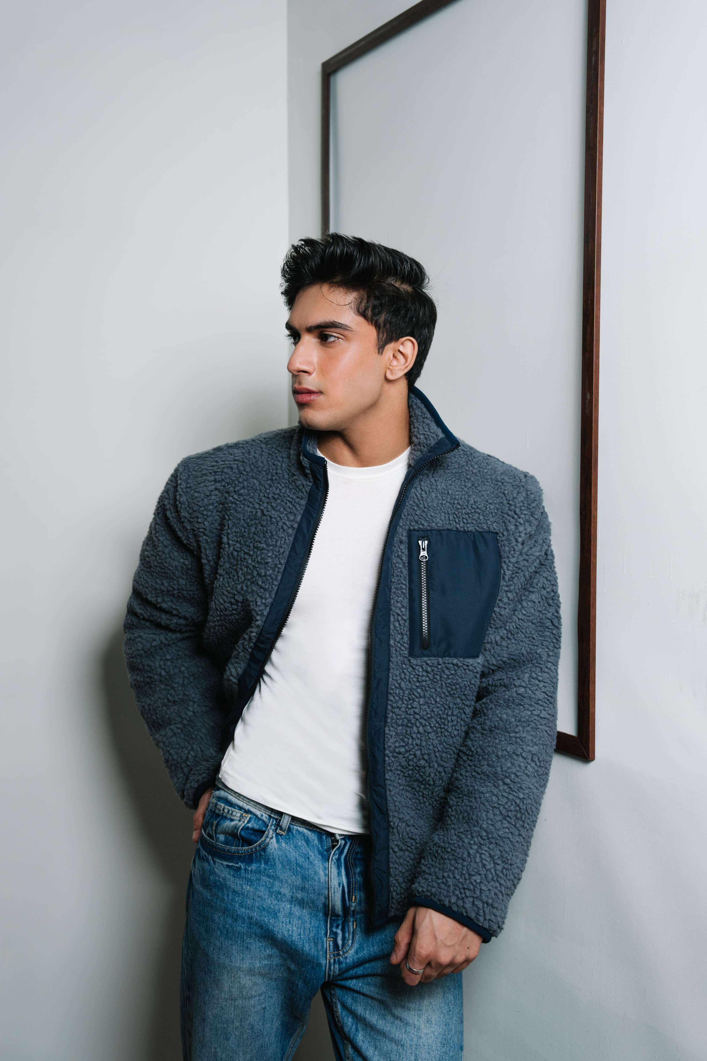 Sherpa Double Sided Puffer Jacket Duality Line – Maxime Marguax